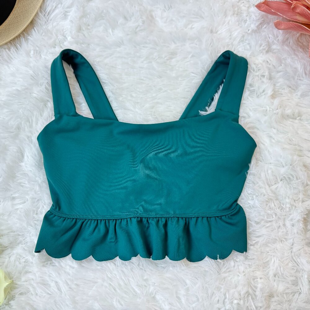 NWOT Lilly Pulitzer UPF 50 Luxletic Luisa Scallop Sports Bra Size XS
